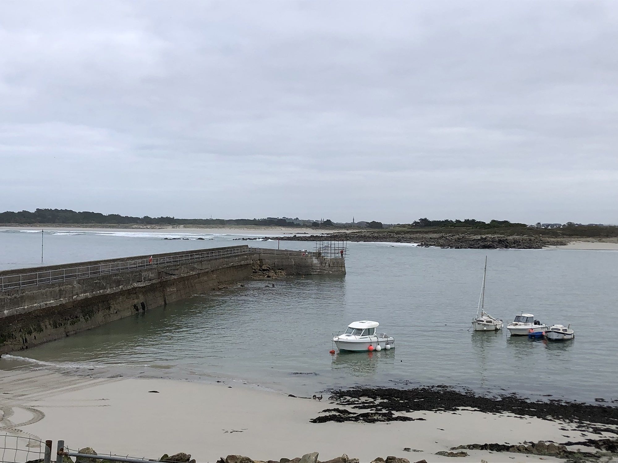 travaux de rénovation sur le phare de mogueriec par novello